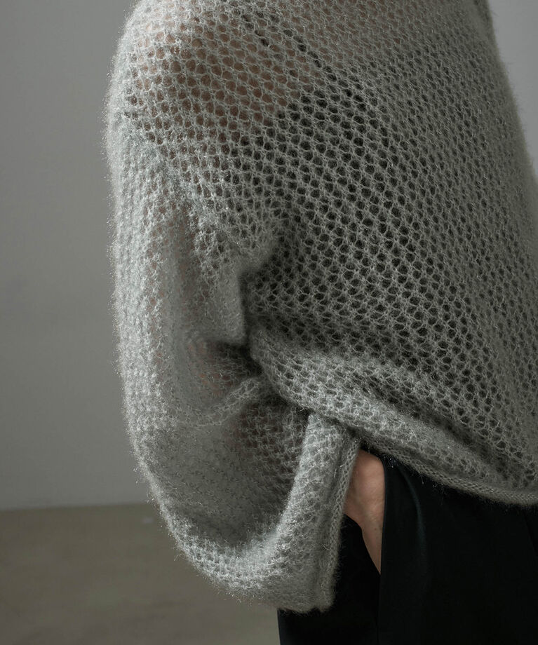 SALON adam et rope'「【WEB限定】フラッフィシアーニットプルオーバー」|ニット・セーター|
