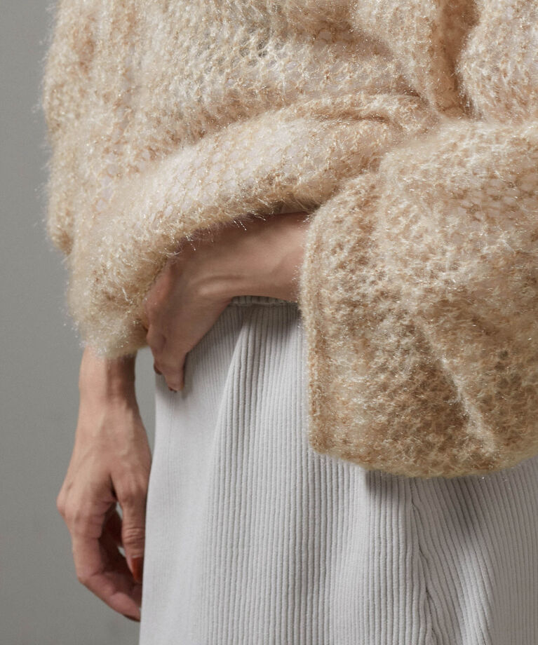 SALON adam et rope'「【WEB限定】フラッフィシアーニットプルオーバー」|ニット・セーター|