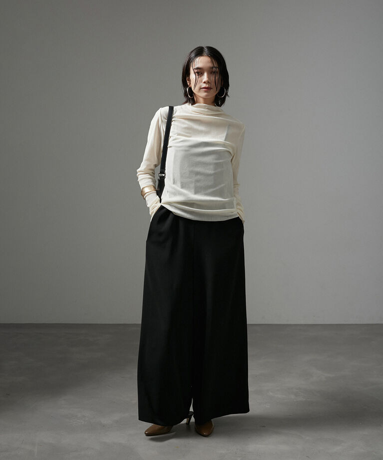 SALON adam et rope'「【WEB限定】リュクスベロアハイネックプルオーバー」|Tシャツ・カットソー|