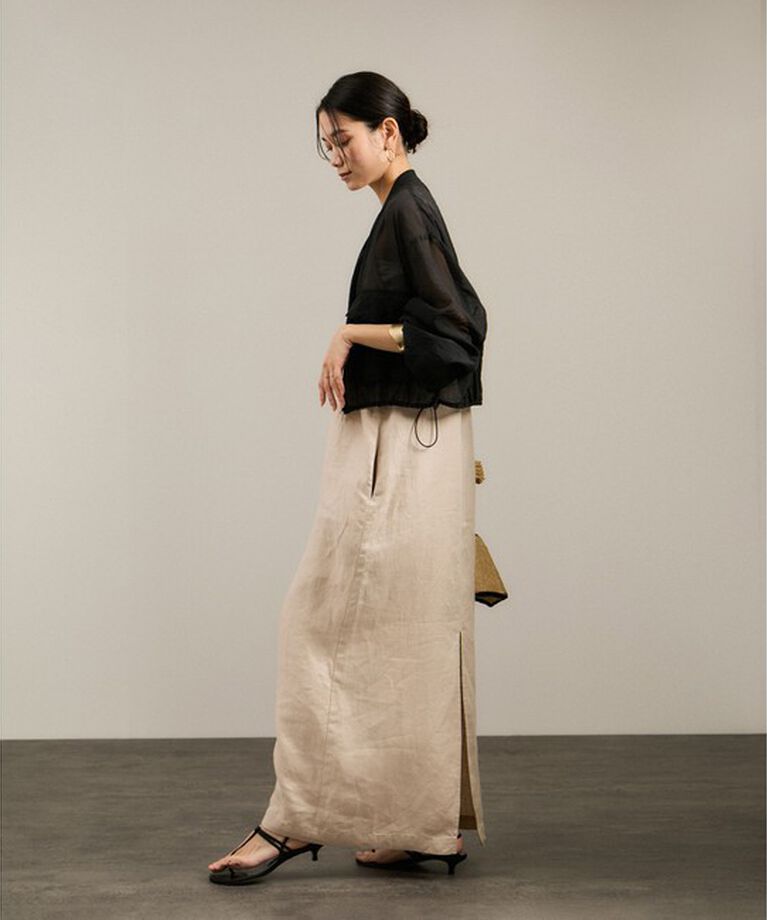 SALON adam et rope'「[25SS]シアークロップドブルゾン 3 / シアーカーディガン」|ブルゾン・スタジャン|