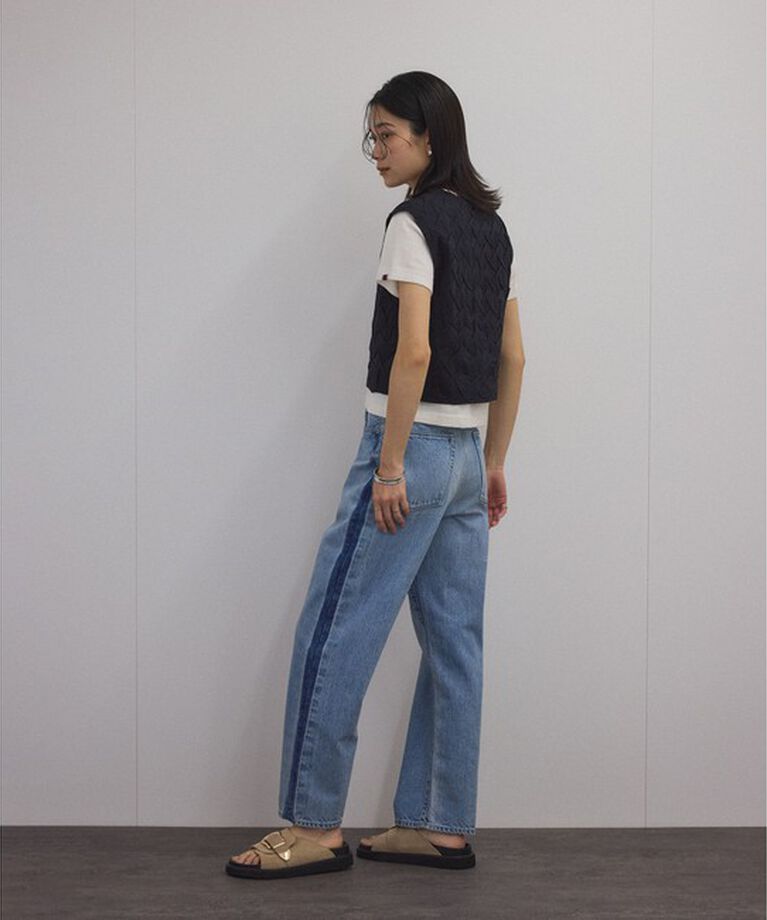 SALON adam et rope'「【WEB限定】ハンドスモッキングジレ / ベスト」|ベスト・ジレ|