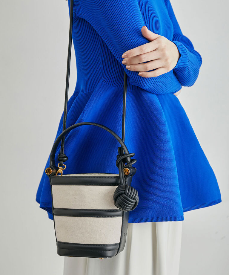 ROPE「Anna Canvas Bag （アンナ キャンバス バッグ）【ポーチ付き】【メディア掲載】」|ハンドバッグ|