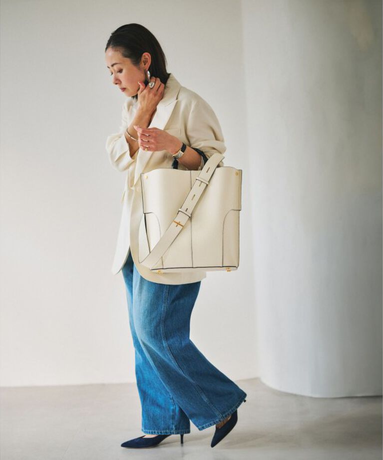 E'POR「【E'POR】BAMBOO BAG Large【25SS】」|トートバッグ|