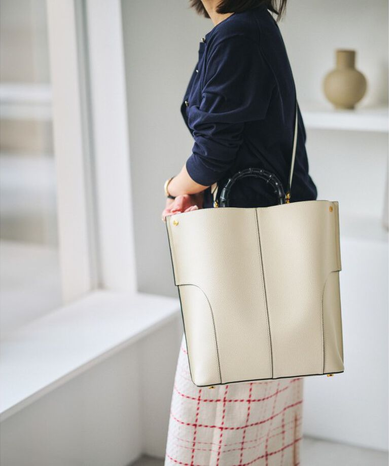 E'POR「【E'POR】BAMBOO BAG Large【25SS】」|トートバッグ|