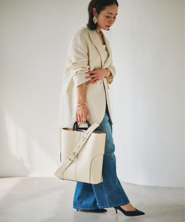 E'POR「【E'POR】BAMBOO BAG Large【25SS】」|トートバッグ|