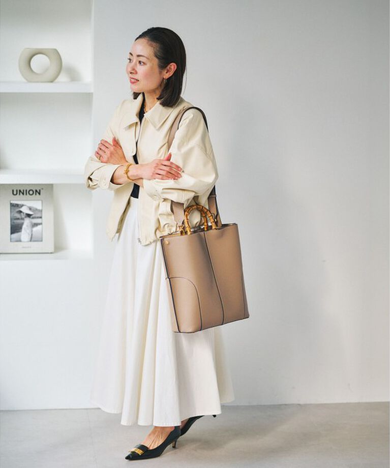 E'POR「【E'POR】BAMBOO BAG Large【25SS】」|トートバッグ|