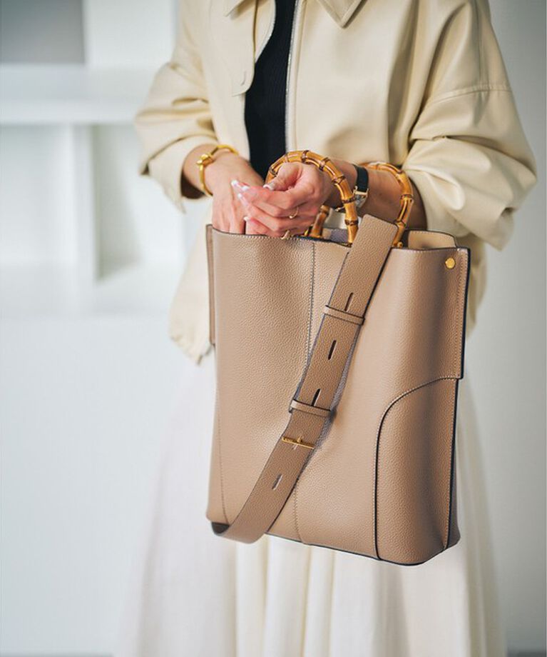 E'POR「【E'POR】BAMBOO BAG Large【25SS】」|トートバッグ|