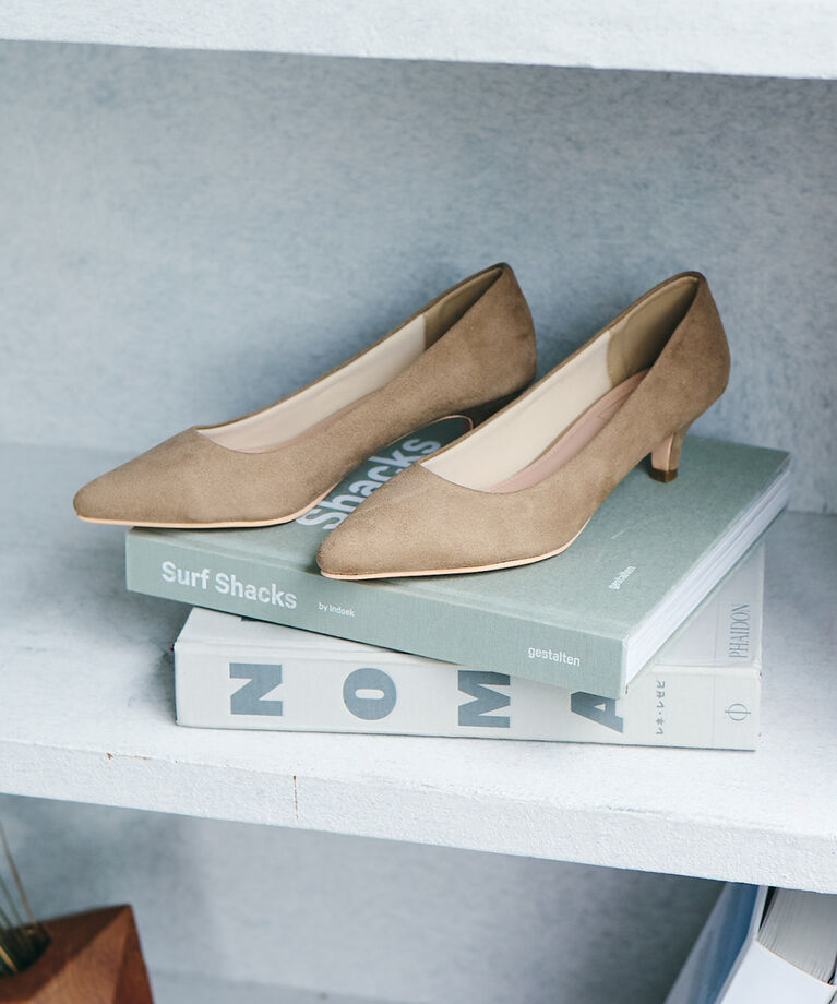 Juze「【抗菌・防臭】【WEB限定6cmヒール】5cmヒールパンプス」|パンプス|ベージュ(27)