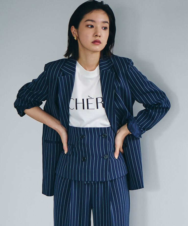 VIS「【Washable】エコウールタッチコルセット【sustainable】」|ベルト|ネイビー系(41)