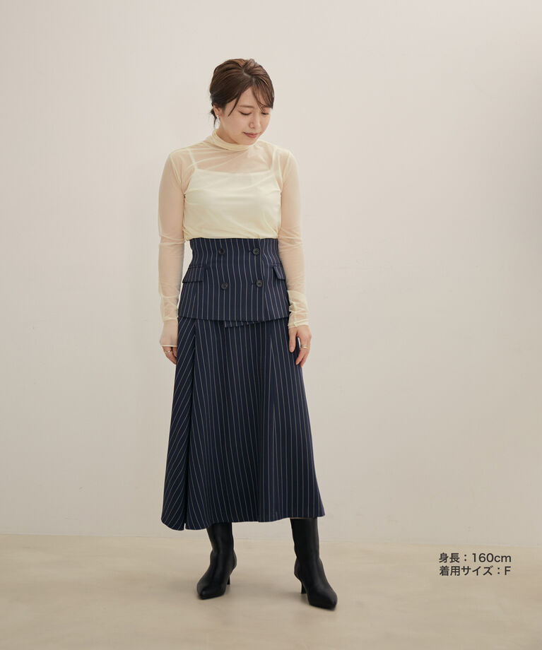VIS「【Washable】エコウールタッチコルセット【sustainable】」|ベルト|