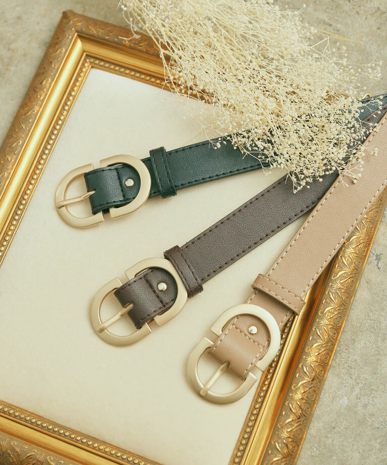 VIS「28mm幅ダブルDバックルベルト」|ベルト|