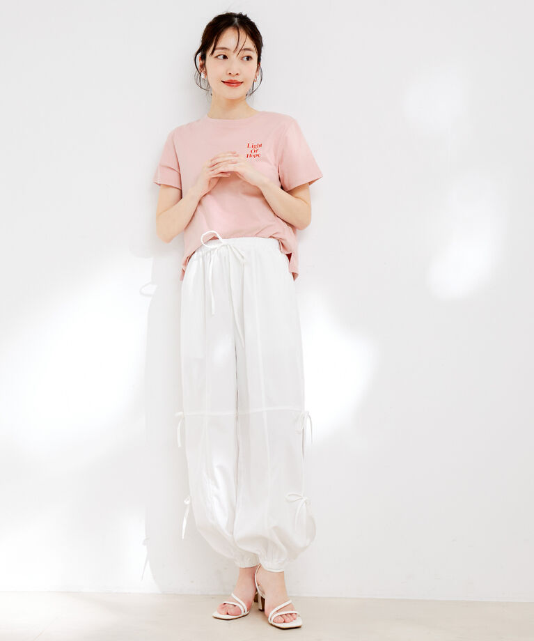 VIS「【洗える】USAコットンちびロゴTシャツ」|Tシャツ・カットソー|