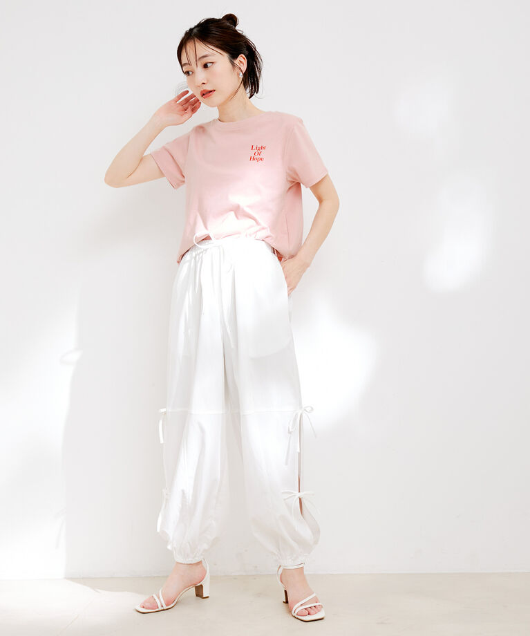 VIS「【洗える】USAコットンちびロゴTシャツ」|Tシャツ・カットソー|