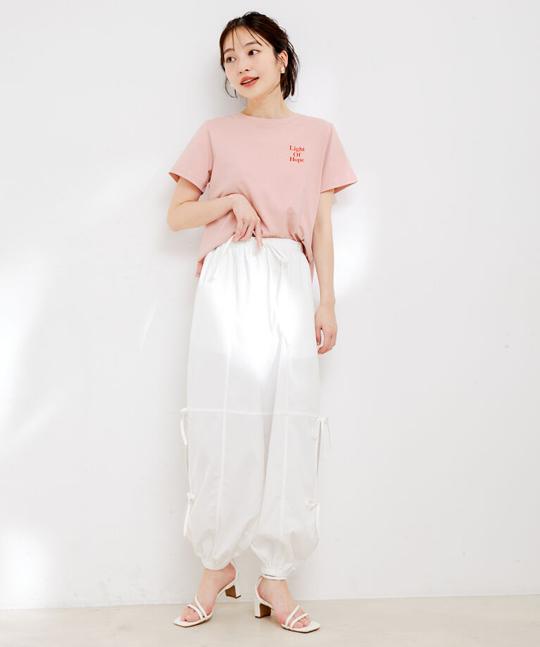 VIS「【洗える】USAコットンちびロゴTシャツ」|Tシャツ・カットソー|