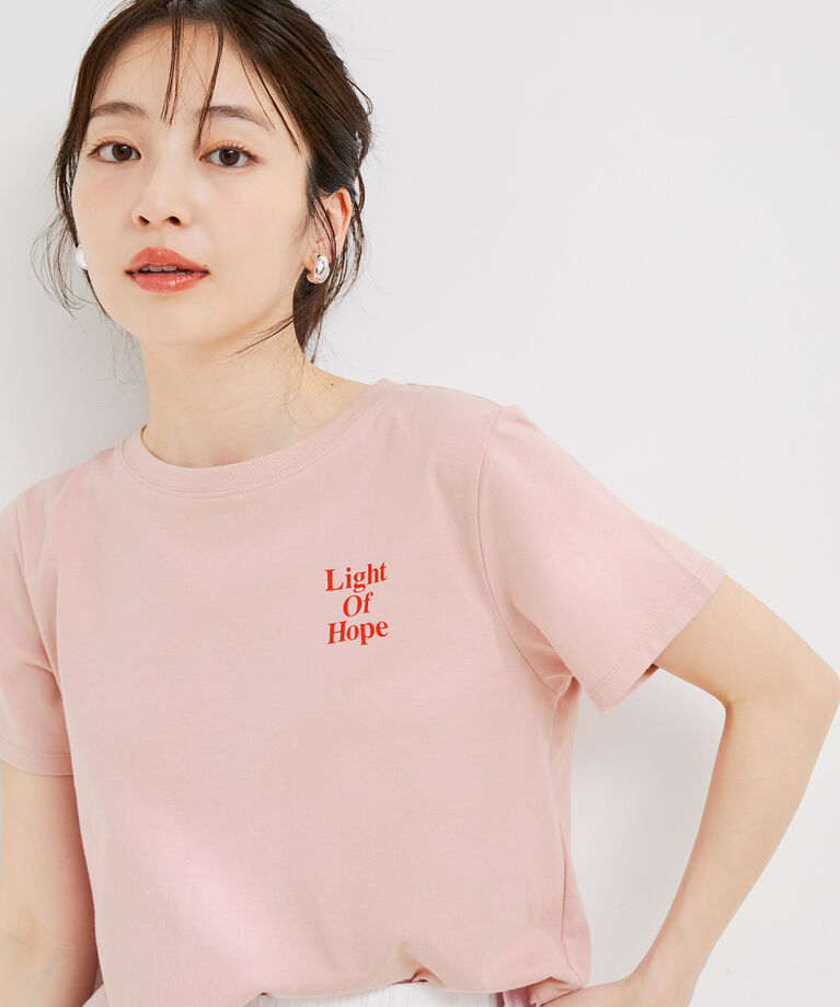 VIS「【洗える】USAコットンちびロゴTシャツ」|Tシャツ・カットソー|