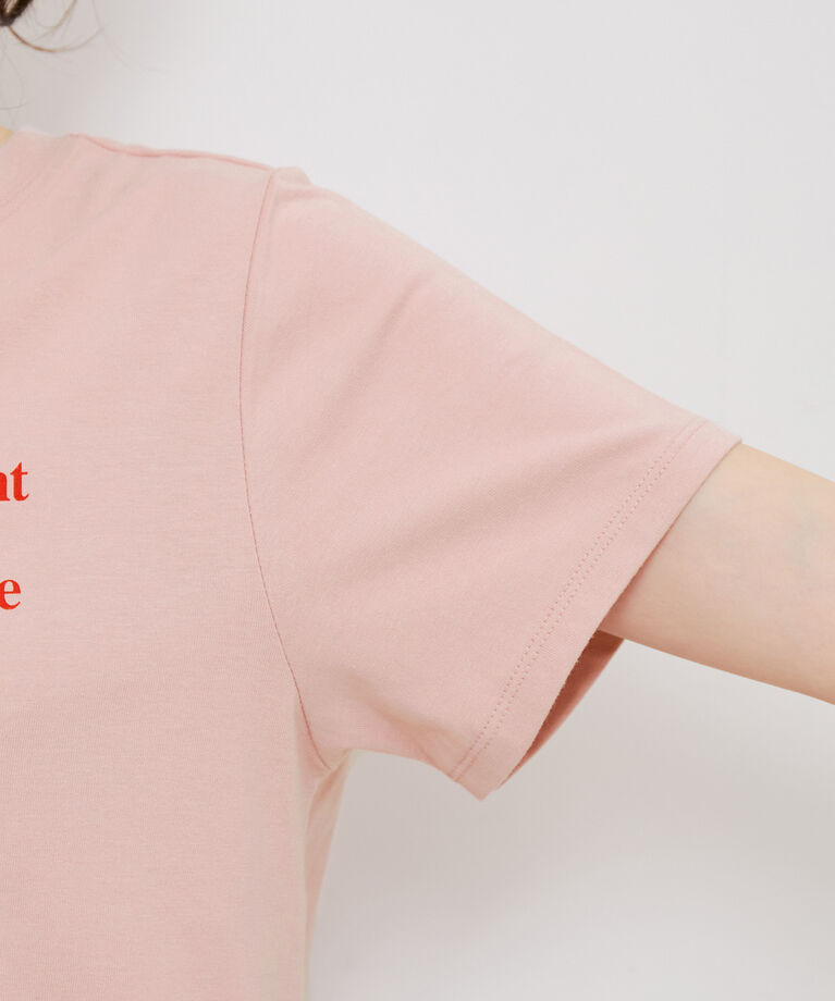 VIS「【洗える】USAコットンちびロゴTシャツ」|Tシャツ・カットソー|