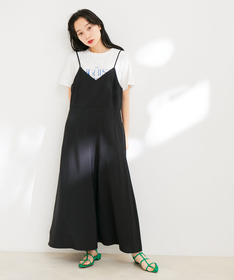 VIS「【接触冷感・洗える】シンプルロゴTシャツ」|Tシャツ・カットソー|