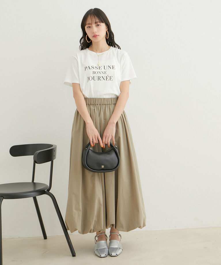 VIS「【接触冷感・洗える】シンプルロゴTシャツ」|Tシャツ・カットソー|