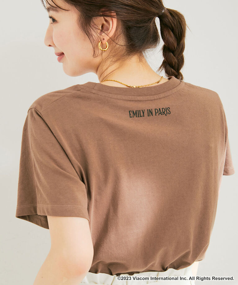 VIS「『エミリー、パリへ行く』コラボレーションフォトTシャツ【洗える】」|Tシャツ・カットソー|