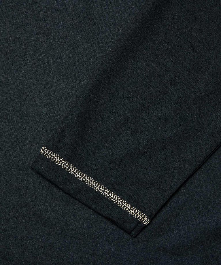 VIS「【洗える】クルーネックシアーロングTシャツ」|Tシャツ・カットソー|