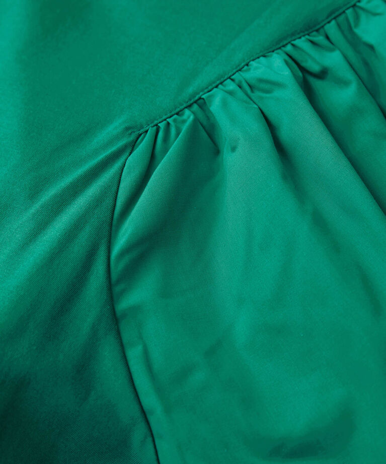 VIS「【接触冷感・洗える】【前後2WAY】異素材ボリュームスリーブカットソー」|Tシャツ・カットソー|