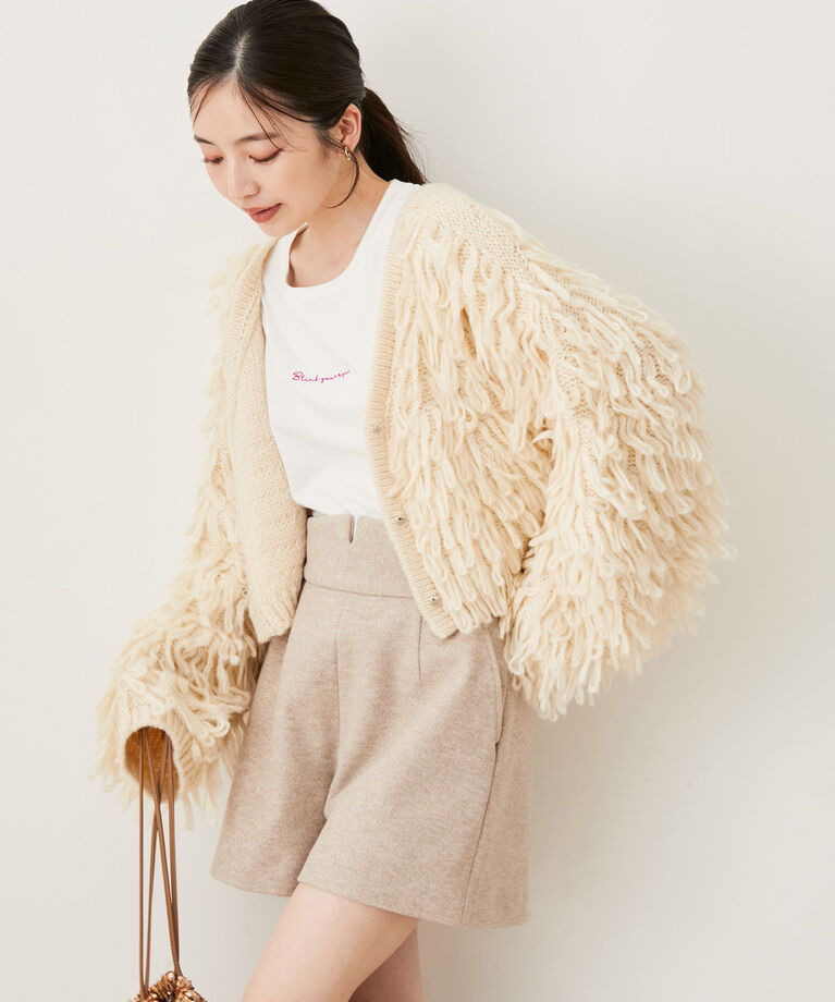 VIS「【STAYC SIEUN / SUMIN着用】【ViVi11月号掲載】ハイウエスト圧縮ショートパンツ」|スラックス|