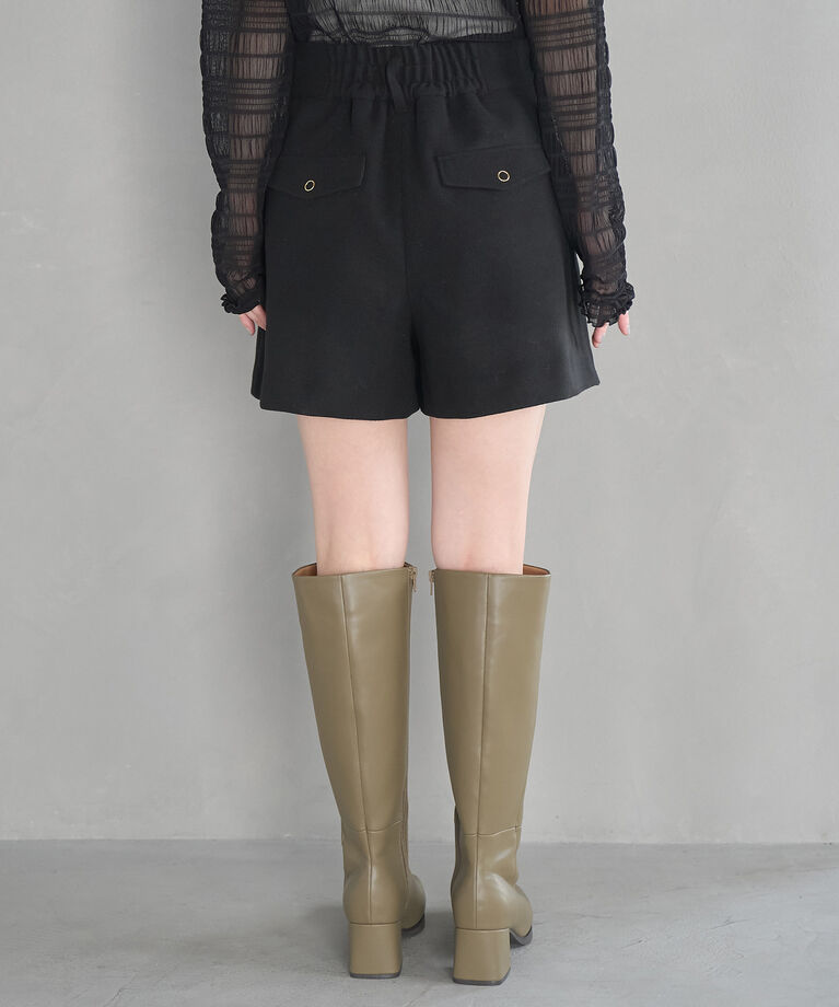 VIS「【STAYC SIEUN / SUMIN着用】【ViVi11月号掲載】ハイウエスト圧縮ショートパンツ」|スラックス|