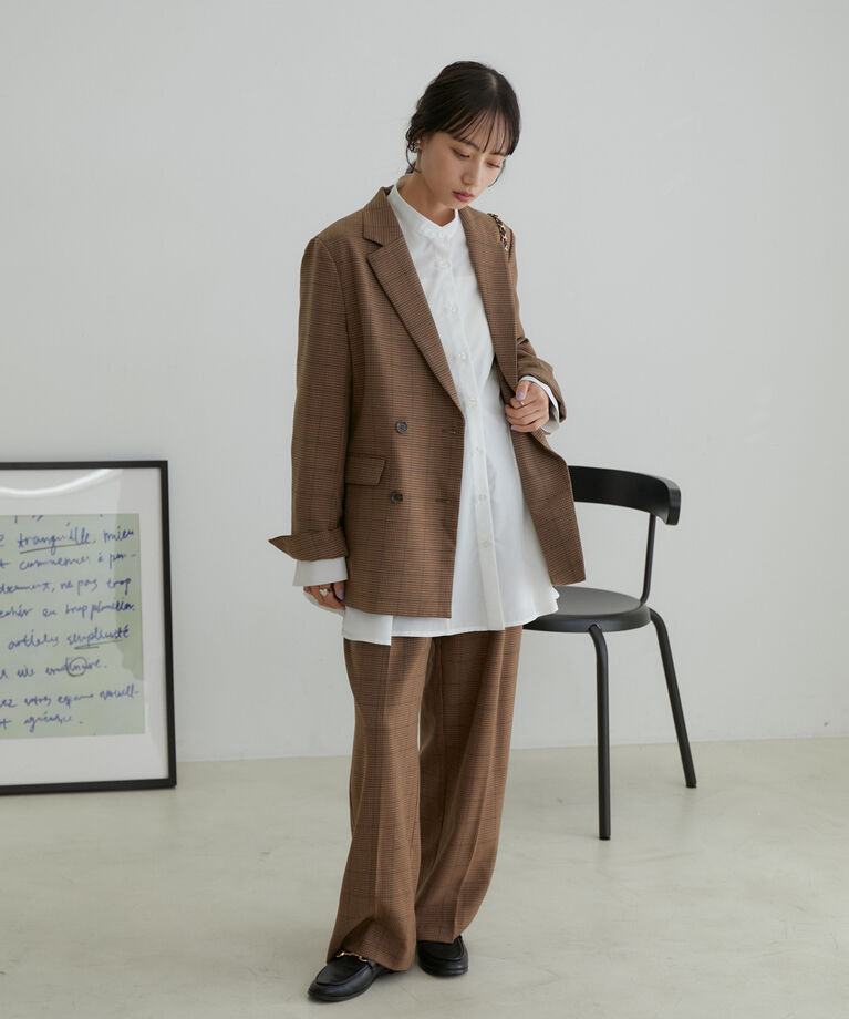 VIS「【洗える・シワが取れやすい】美easyフレアシャツ」|シャツ・ブラウス|