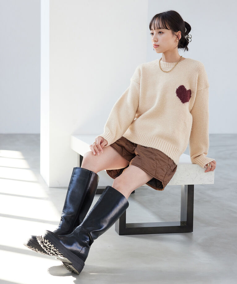 VIS「【WEB限定】キルティングショートパンツ」|スラックス|