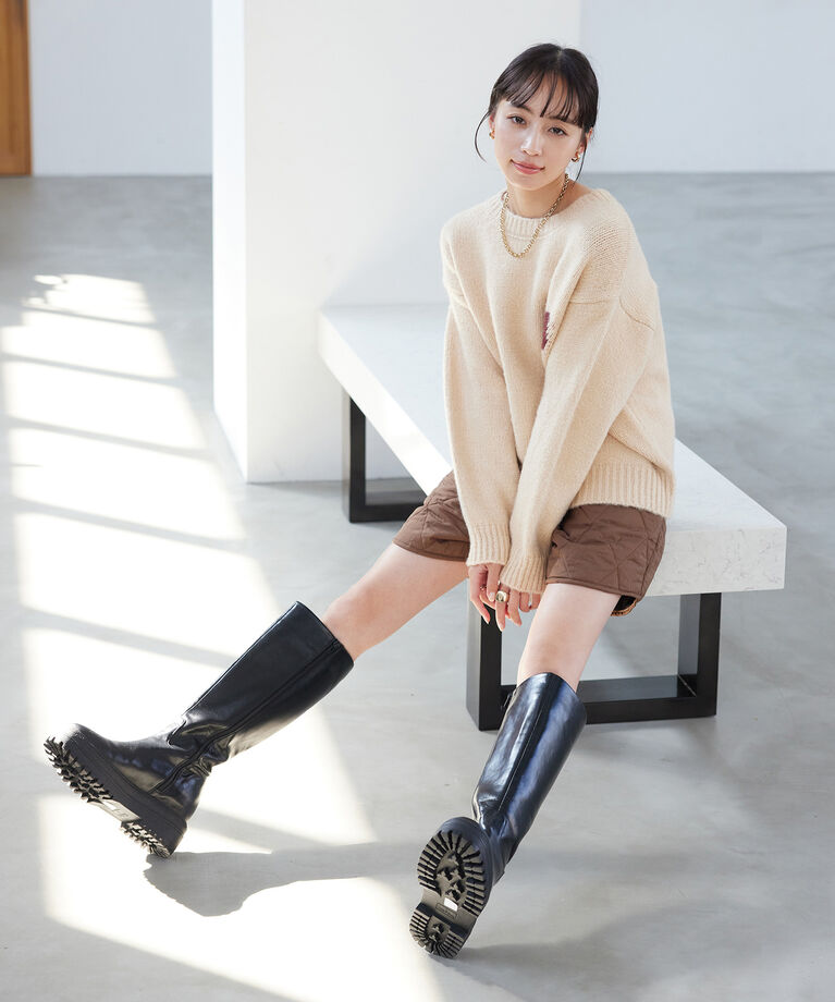 VIS「【WEB限定】キルティングショートパンツ」|スラックス|