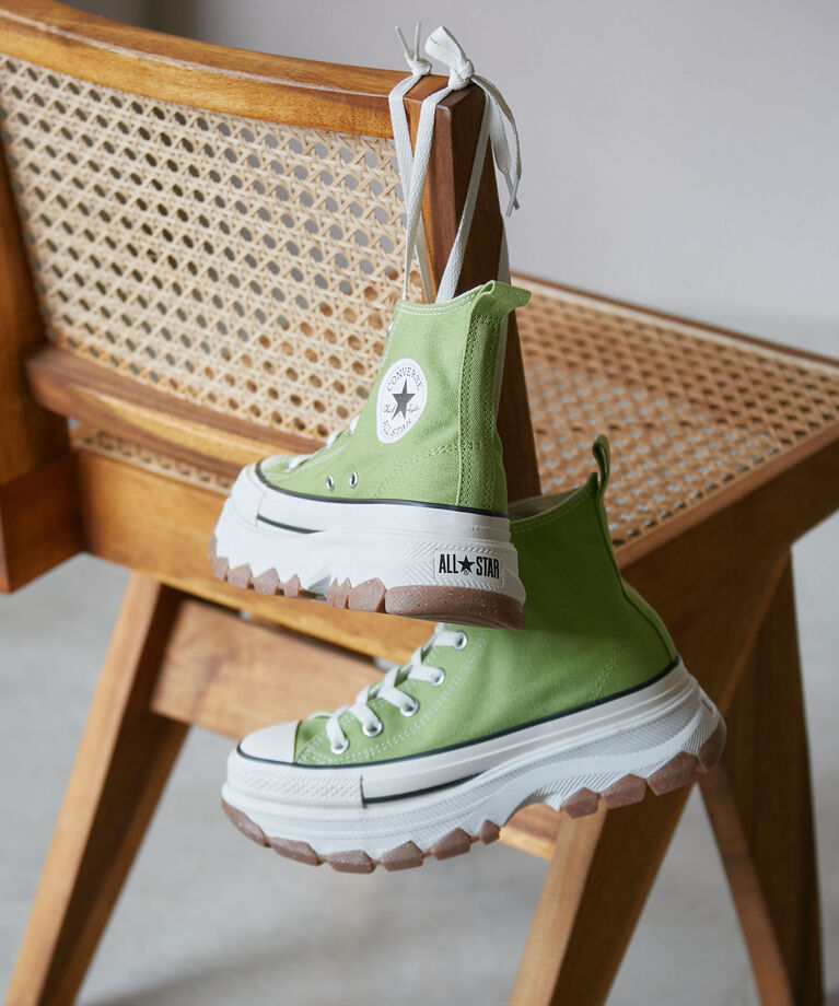 Juze「【CONVERSE】 ALLSTAR(R) TREKWAVE HI【WEB限定】」|スニーカー|ライトグリーン(33)