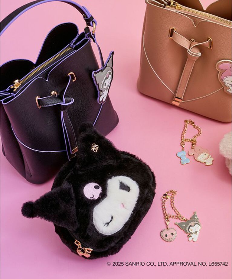 VIS「【マイメロディ&クロミ】 VIS別注モデルハートカットバッグ＆チャームSET」|ハンドバッグ|