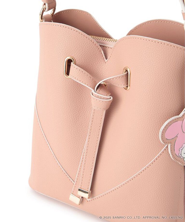 VIS「【マイメロディ&クロミ】 VIS別注モデルハートカットバッグ＆チャームSET」|ハンドバッグ|