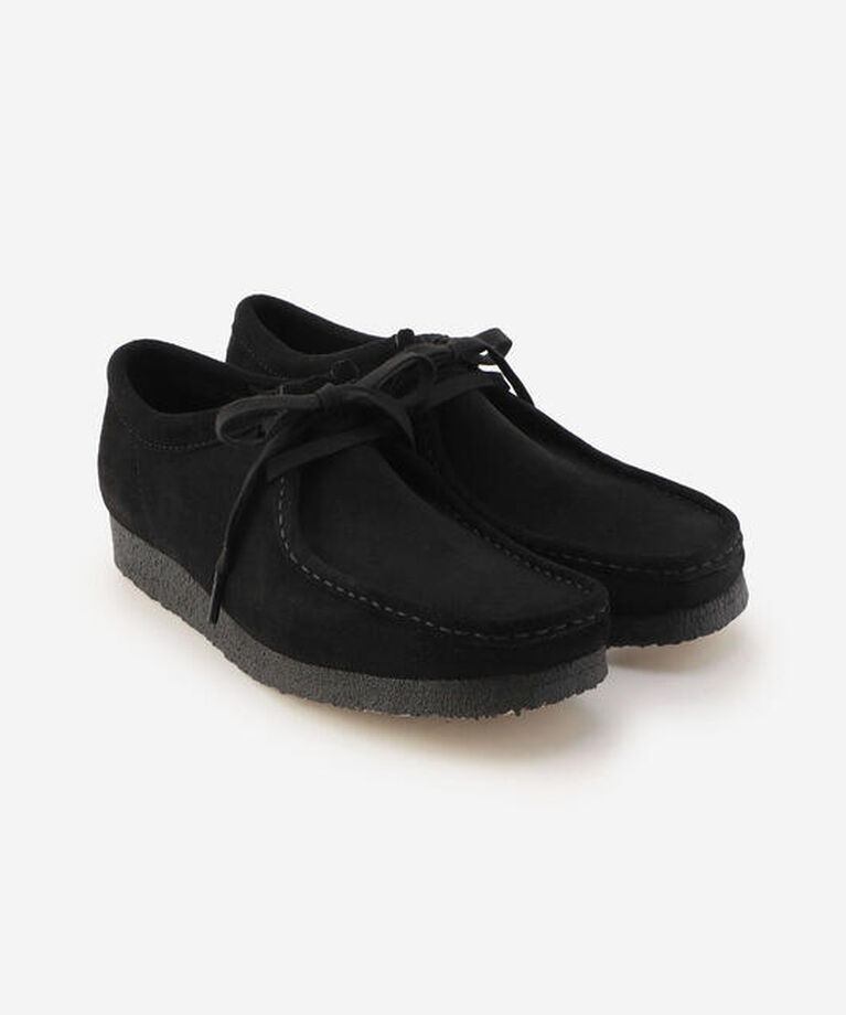  「Clarks | WALLABEE BLACK SUEDE MEN」|ビジネス・ドレスシューズ|BLACK