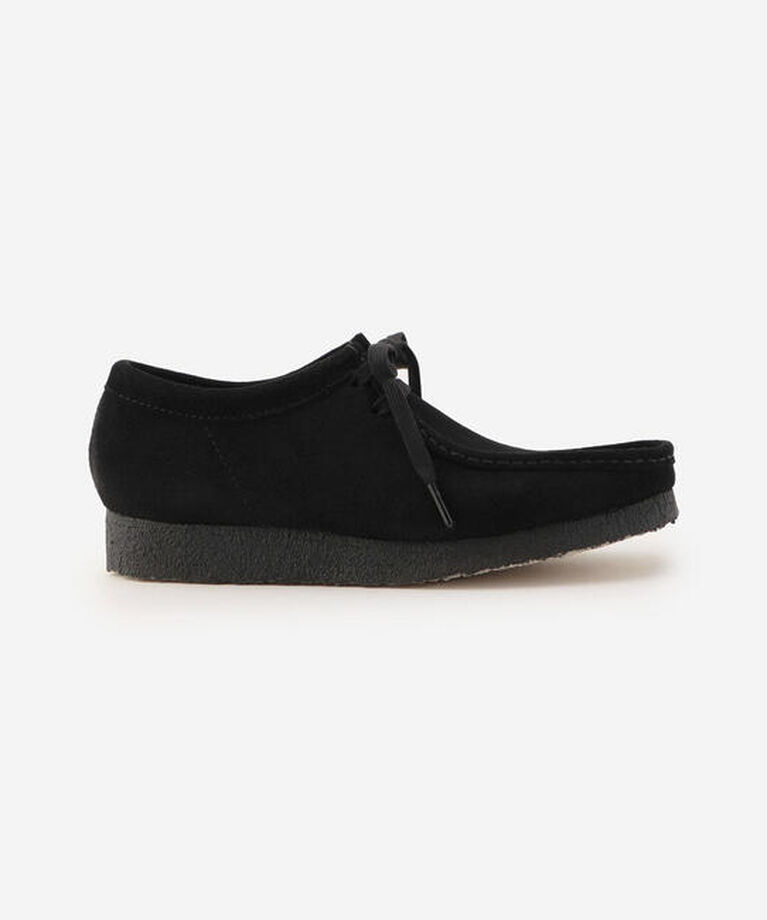  「Clarks | WALLABEE BLACK SUEDE MEN」|ビジネス・ドレスシューズ|