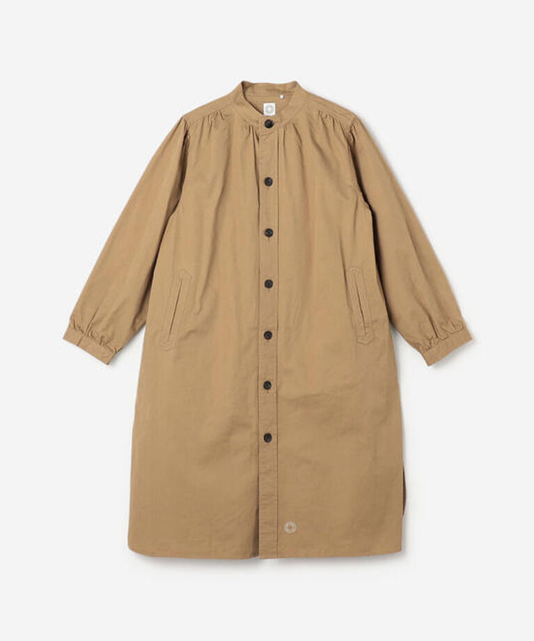 ORCIVAL「ORCIVAL | コットンツイル ギャザーロングシャツ WOMEN」|ワンピース|