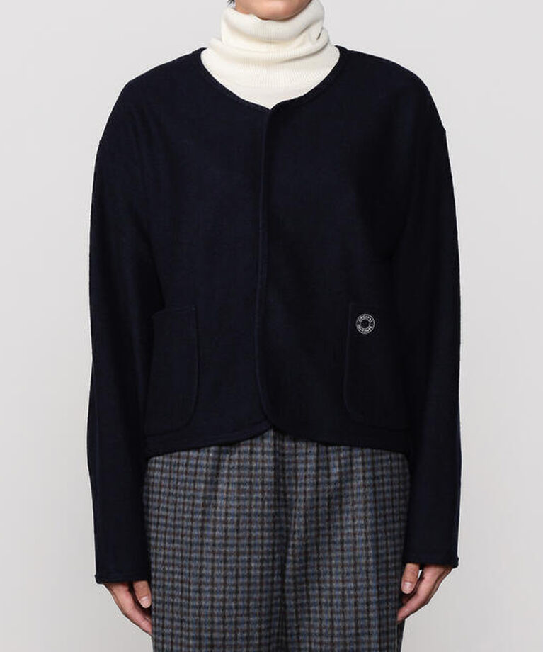 ORCIVAL「ORCIVAL | ウールパイル クルーネックカーディガン WOMEN」|カーディガン|
