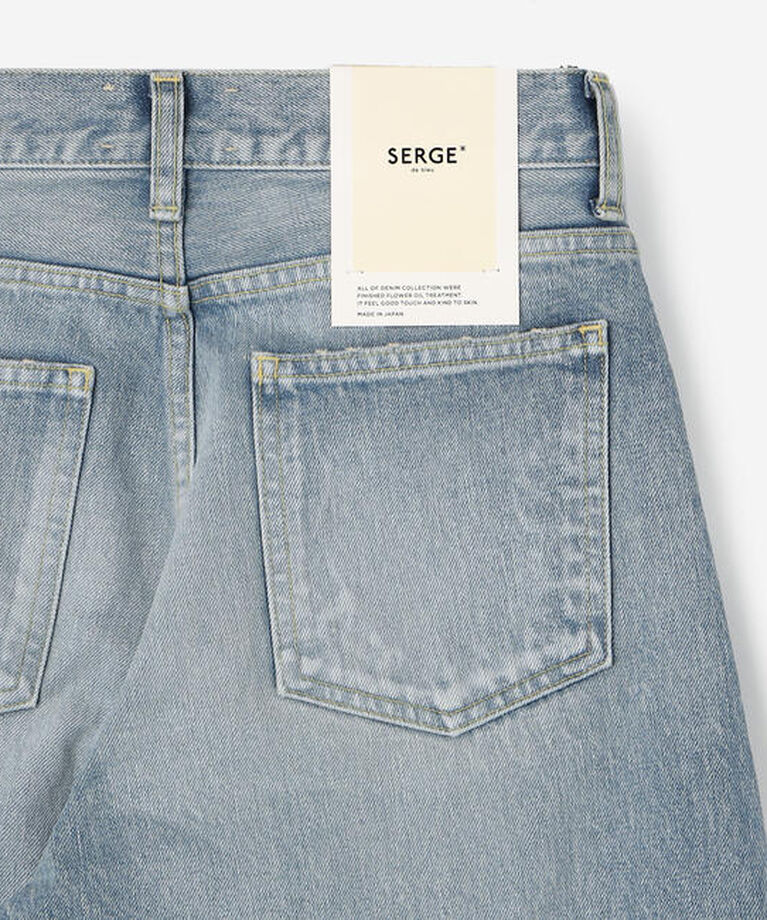  「SERGE de bleu | ワイドセルビッチデニム WOMEN」|デニム|