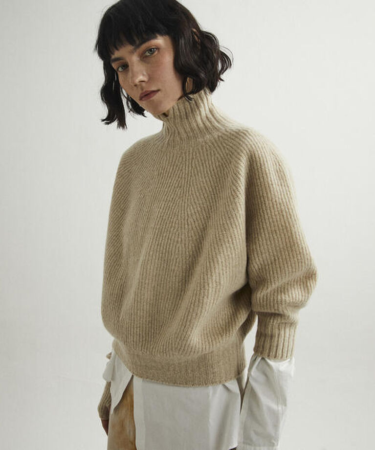 unfil「unfil | ハイネック ニットプルオーバー WOMEN」|ニット・セーター|