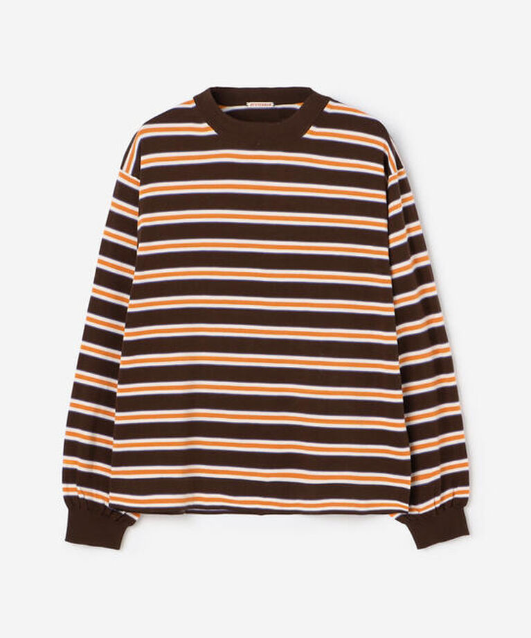  「RYE TENDER | 〈別注〉長袖ニットTシャツ WOMEN」|ニット・セーター|BROWN系1