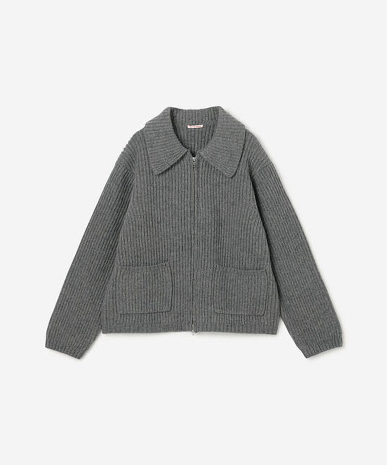  「RYE TENDER | 〈別注〉フルジップ ニットブルゾン WOMEN」|ニット・セーター|