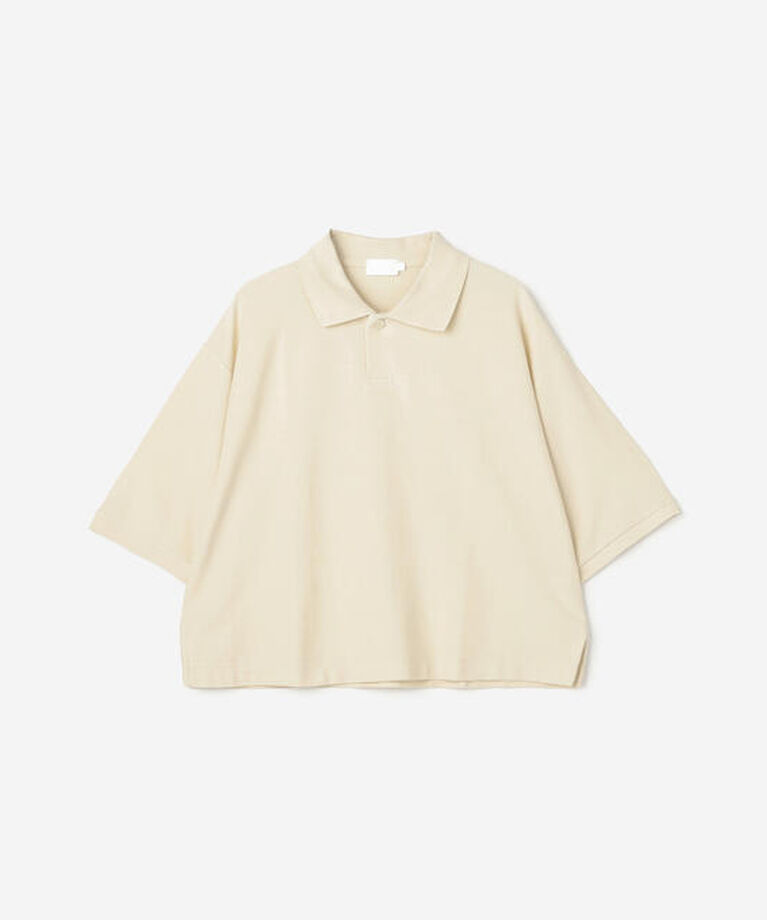 handvaerk「handvaerk | コットンピケ ショートポロシャツ WOMEN」|ポロシャツ|