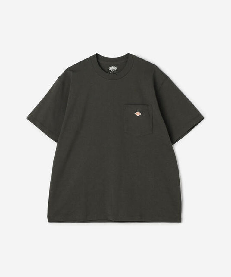 DANTON「DANTON | ポケットTシャツ SOLID MEN」|Tシャツ・カットソー|DKGREY