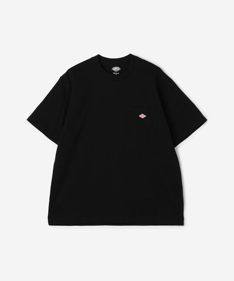 DANTON「DANTON | ポケットTシャツ SOLID MEN」|Tシャツ・カットソー|BLACK