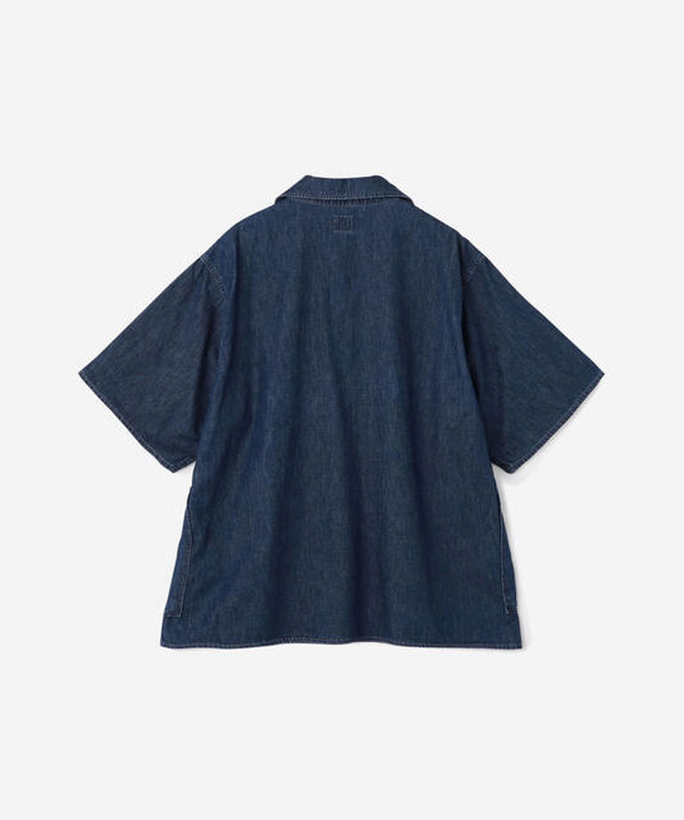 ORCIVAL「ORCIVAL | ライトデニム スキッパー半袖シャツ MEN」|シャツ・ブラウス|