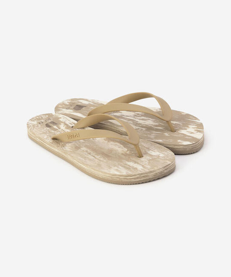  「buntA | 〈別注〉ビーチサンダル Beige (Marble) MEN」|サンダル|BEIGE