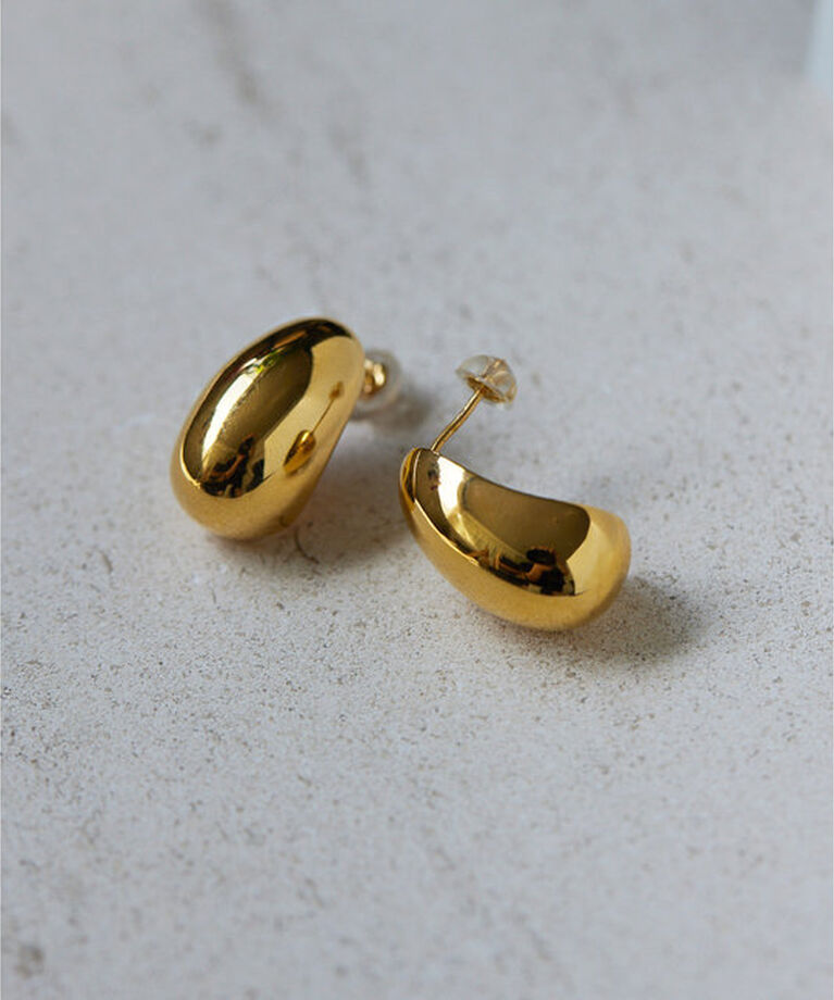 Hoaw.「【Hoaw.】ドロップピアス」|リング|ゴールド系