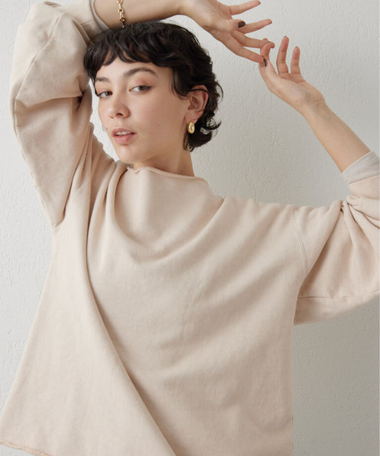  「ピグメントウラケプルオーバー」|Tシャツ・カットソー|ベージュ