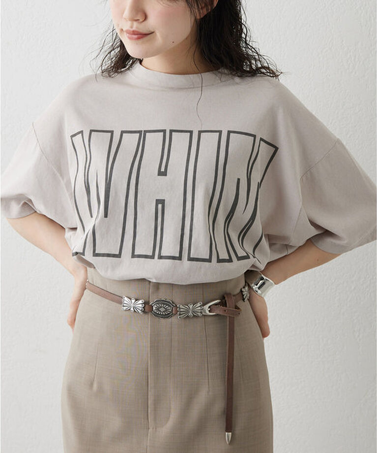  「リラックスロゴTシャツ」|Tシャツ・カットソー|