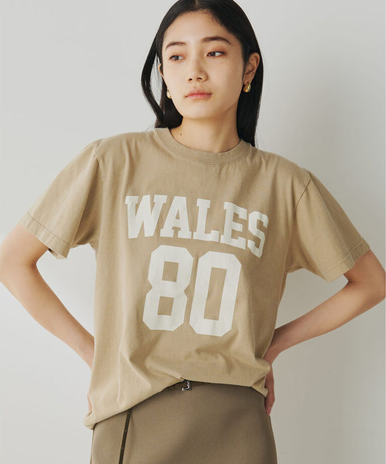  「ナンバーTシャツ」|Tシャツ・カットソー|サンドベージュ